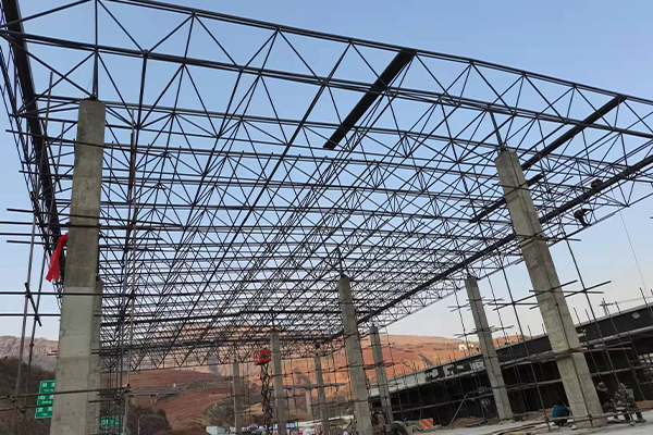 巩义钢结构网架图片